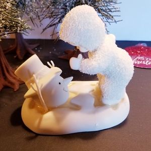 Dept. 56 collectable Snowbaby "see you next year"